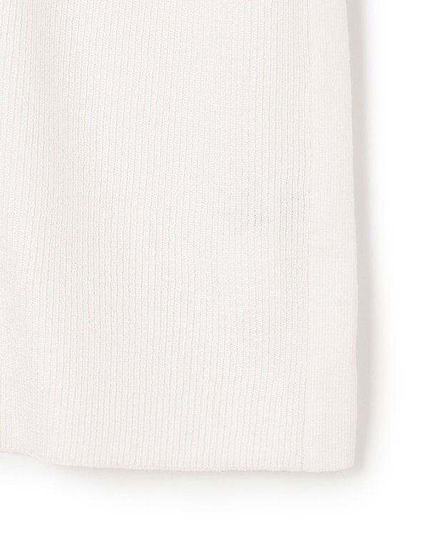 ICB 【洗える】 リネンブレンドシャイン ベスト オフホワイト系