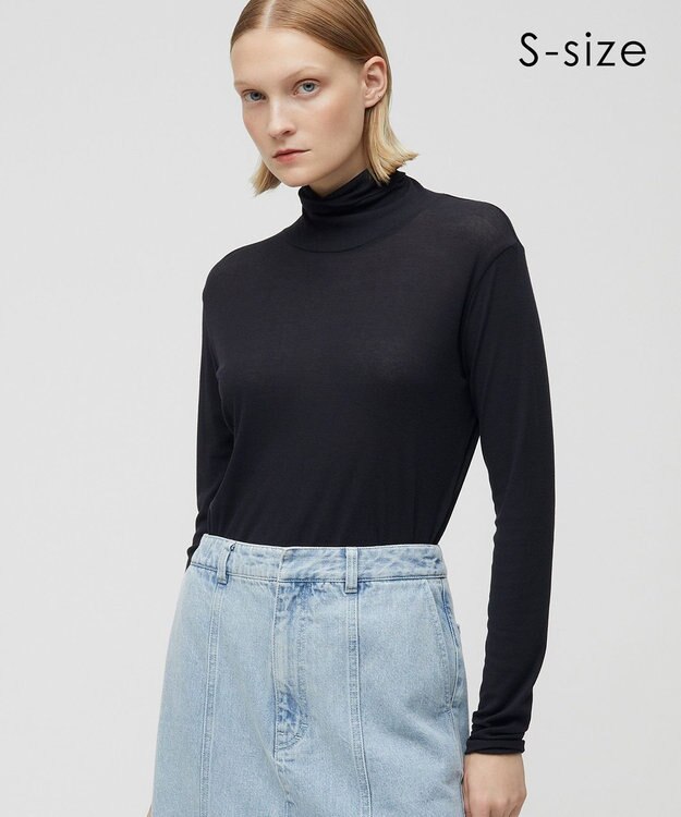 BEIGE， 【S-size】SORE / ハイネックカットソー Navy