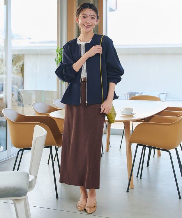 Tiaclasse L 【おのののかさん着用】クリスタルプリーツスカート ブラウン