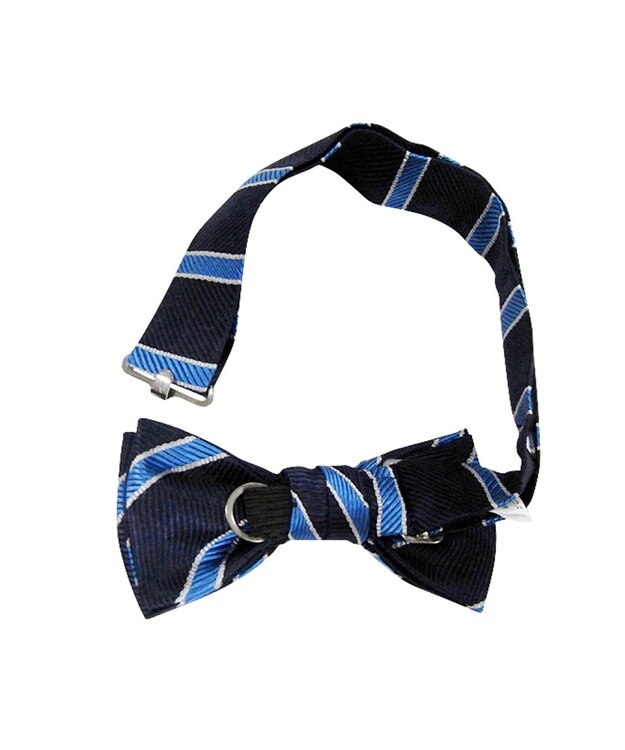 MIKI HOUSE HOT BISCUITS 【ミキハウス】 ボーダー柄 蝶ネクタイ 紺