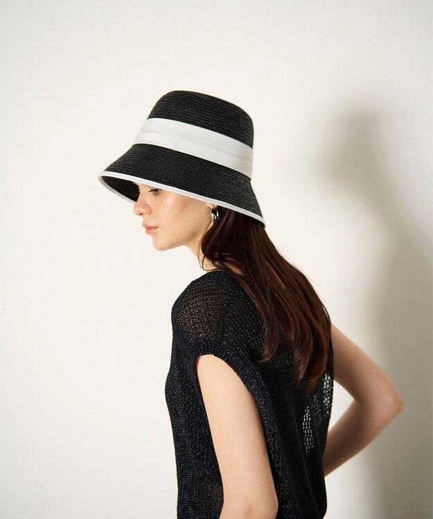 GRACE CONTINENTAL Ferruccio Vecchi ハット1 ブラック