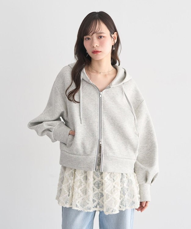 earth music&ecology 【予約】フリンジレースキャミビスチェ ブラック