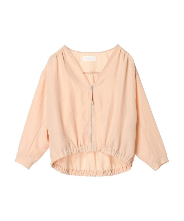 Green Parks イージーケア　Ｖネックブルゾン Orange