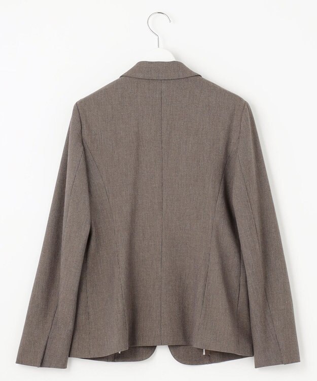 J.PRESS LADIES T/Rアルガンシルク テーラード ジャケット ブラウン系