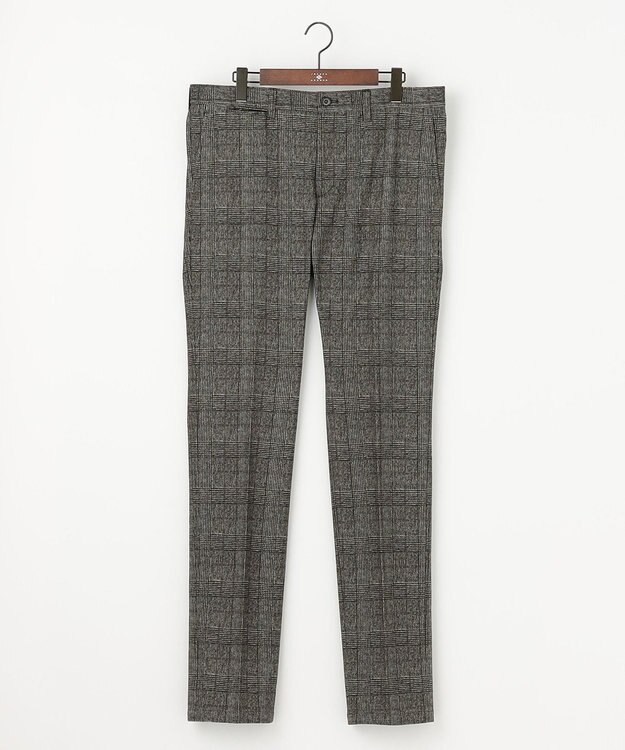 JOSEPH ABBOUD 【キングサイズ・ストレッチ】フランネルジャージ パンツ ダークブラウン系4