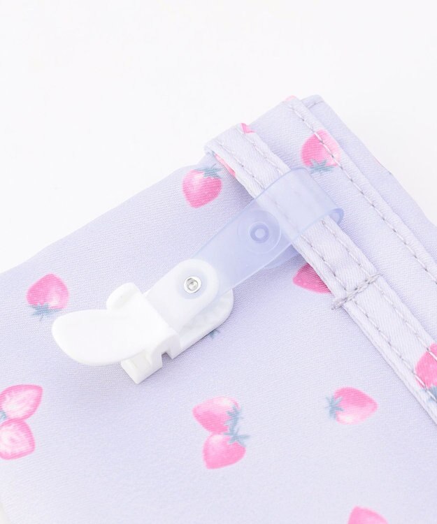 ANY KIDS 【Strawberry Collection】いちご総柄移動ポケット ラベンダー