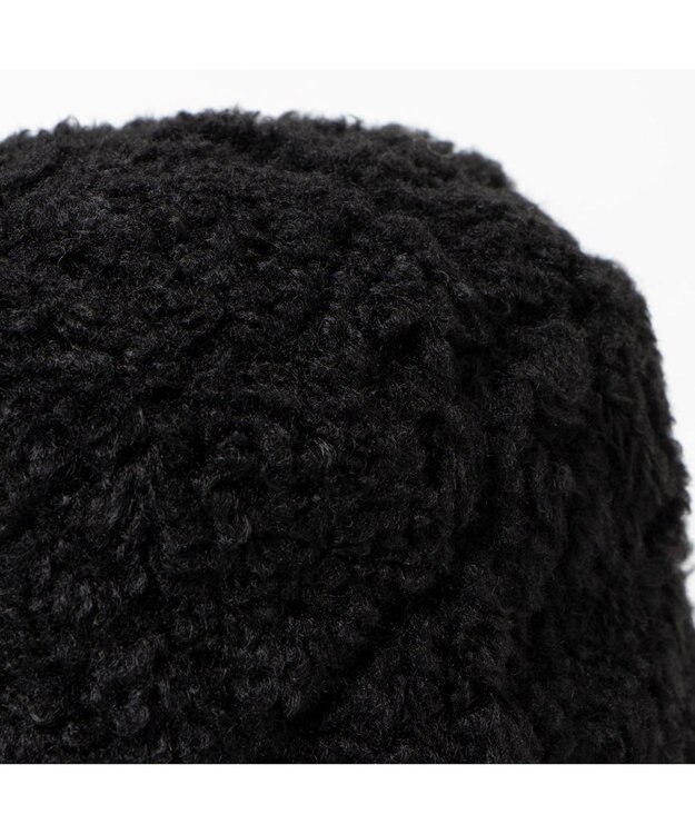 UNBILLION カシュネ cache nez / キルティングフェイクファーバケットハット ブラック