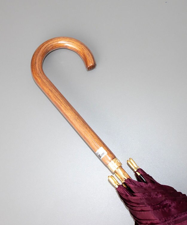 AURORA ニナリッチ　ハト柄ジャカード　ジャンプ傘 ワイン