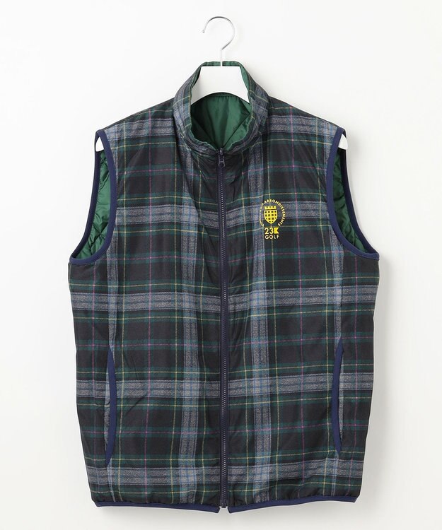 23区GOLF 【MEN】【ストレッチ/撥水】マルチウェイ ブルゾン＆リバーシブルベスト ネイビー系