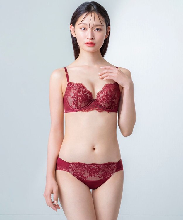 Wing 【ナチュラルアップブラ】 ふっくら自然なバストをメイク AA~Fカップ展開 KB3000 ウイング／ワコール レッド