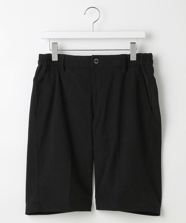 23区GOLF 【MEN】トリコットコーデュロイストレッチショートパンツ ブラック系