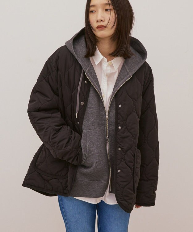 AMERICAN HOLIC キルティングブルゾン Black