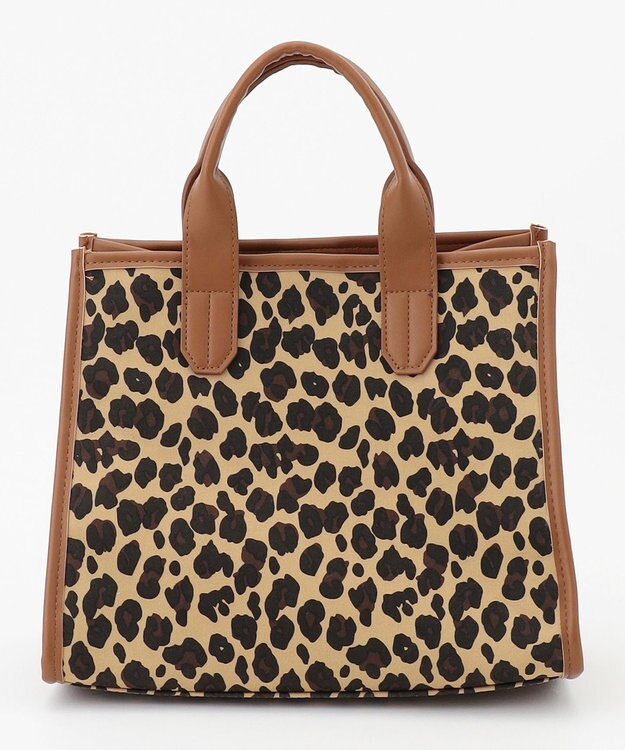 ANY キャンバススクエア トート ベージュ系5