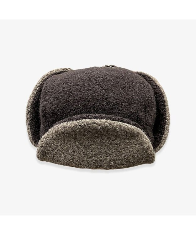 林八百吉商店 un chapeau オリジナルボアアビエイター グレー