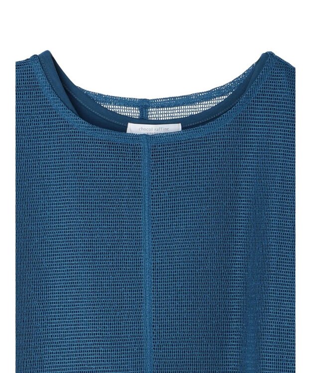 Green Parks ＳＥＴ２点　メッシュプルオーバー＋タンクトップ　 Blue Green