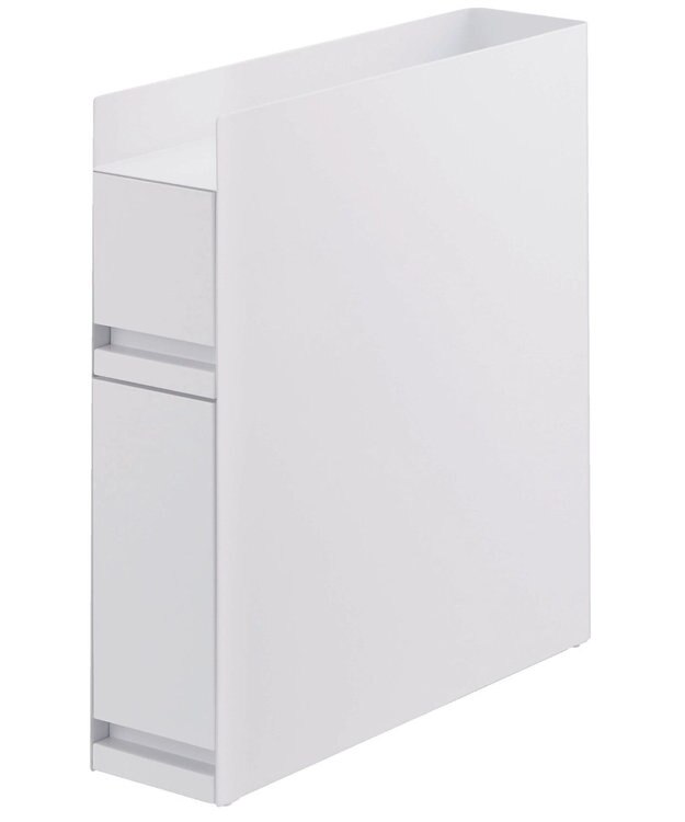 tower 隠せる調味料ラック タワー 2段 ホワイト ホワイト