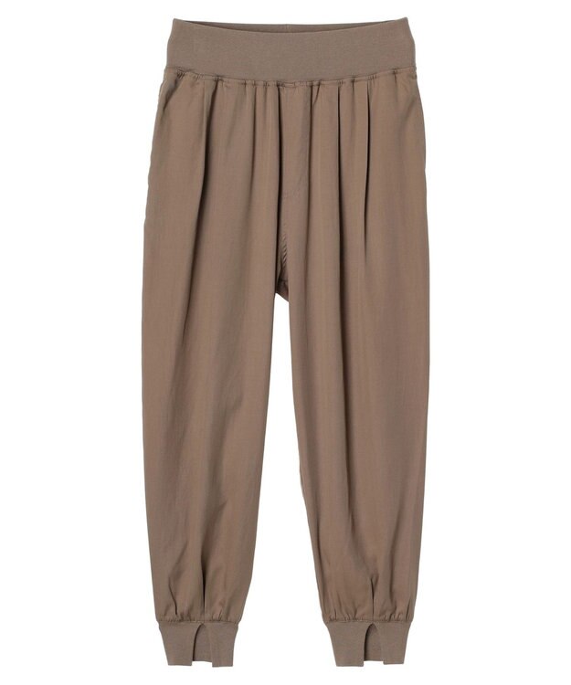 Green Parks ・ｆｕｒｒｙ　ｒａｔｅ　リブキリカエジョガーパンツ Gray Beige