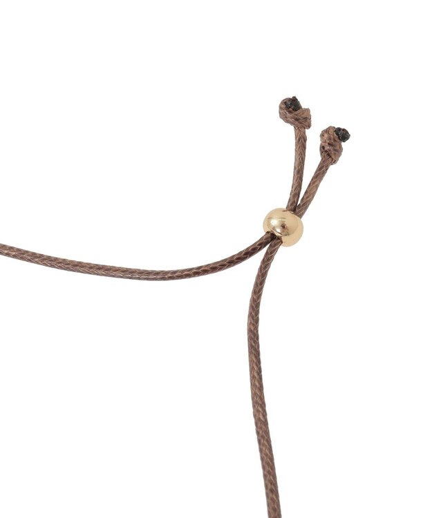 Green Parks エイトメタルコードネックレス Brown