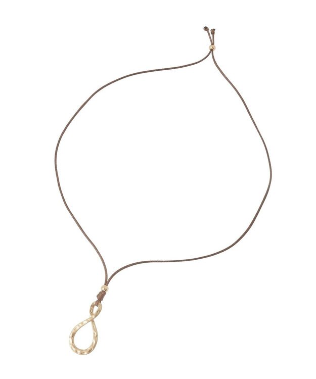 Green Parks エイトメタルコードネックレス Brown