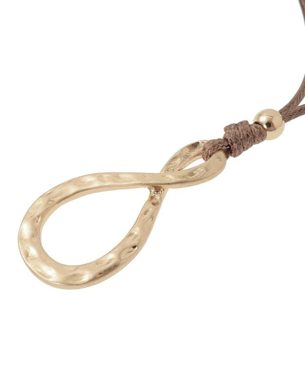 Green Parks エイトメタルコードネックレス Brown