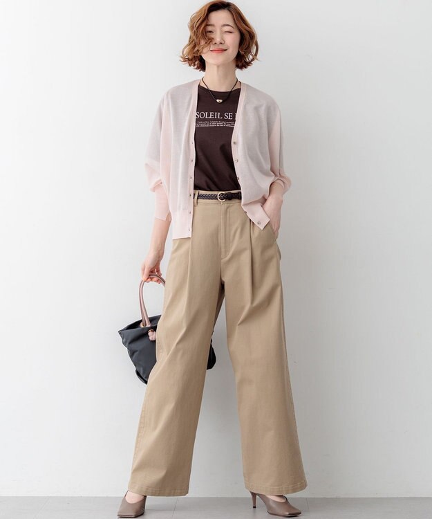 23区 【先行予約】LE SOLEIL SE LEVE ロゴ Tシャツ ダークブラウン系