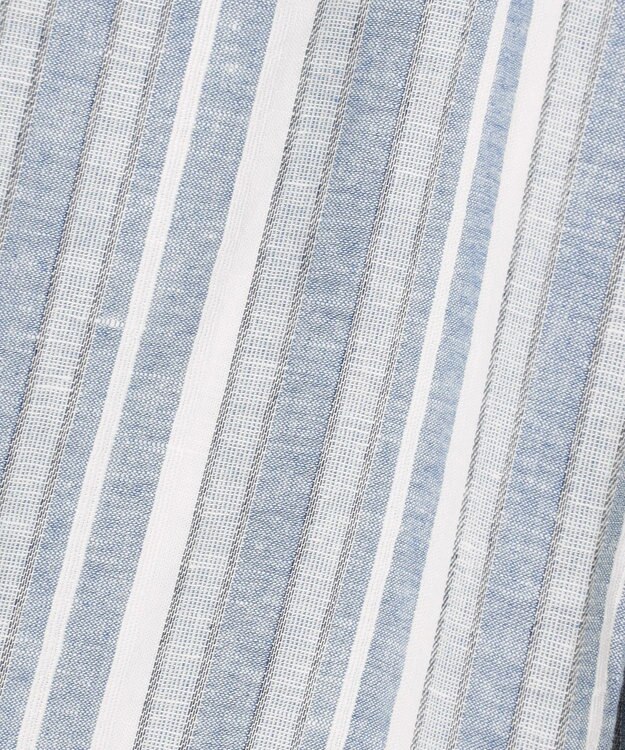 J.PRESS YORK STREET 【WOMEN】コットンリネン　ワイドパンツ ブルー系1