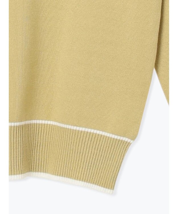 Te chichi 前後2WAYボウタイニットプルオーバー イエロー