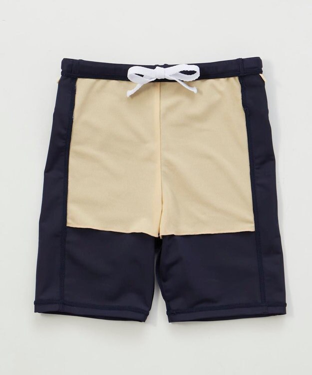 OP／FILA 【Ocean Pacific】スクール水着タンキニ 水着上下セット ネイビー×サックス