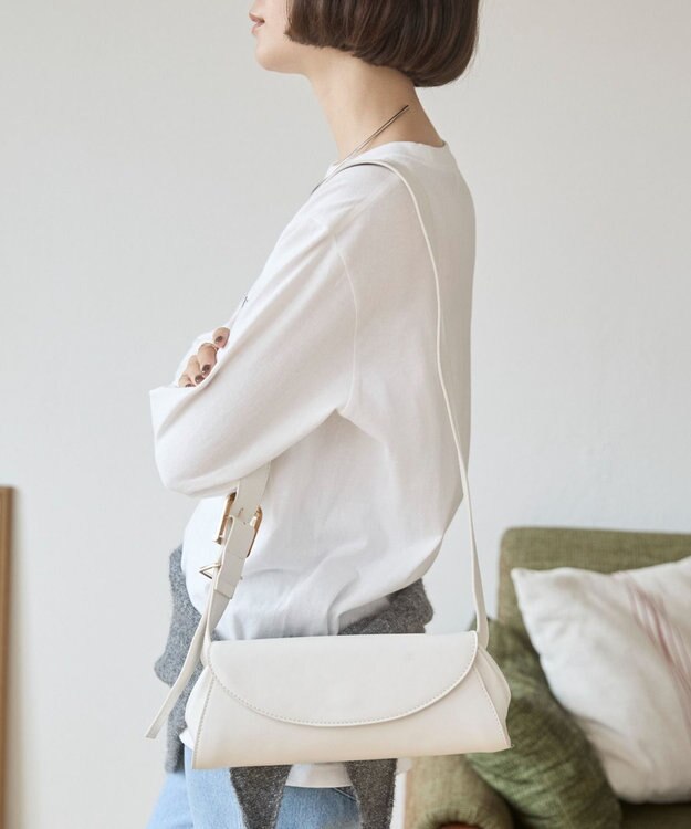 WEGO 【ANGIE VINTAGE】ロールショルダーBAG オフホワイト