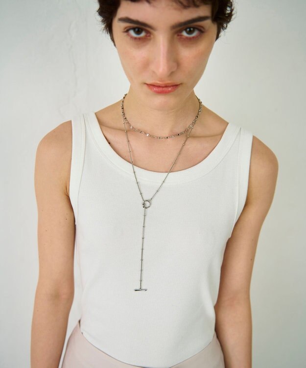 GRACE CONTINENTAL レイヤードデザインネックレス シルバー