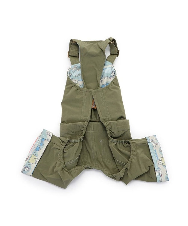 PET PARADISE スヌーピー ビーグルスカウト オーバーオール 《キャンプ柄》 中型犬 キャンプ柄