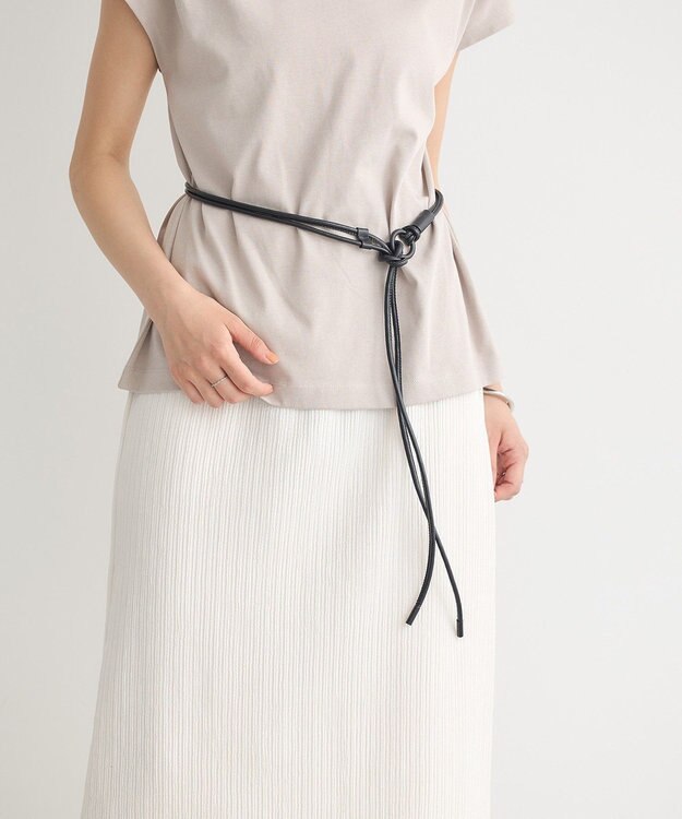 earth music&ecology ロープリングベルト Black