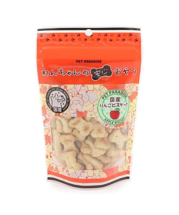 PET PARADISE ペットパラダイス 国産 りんご ビスケット 100g 0