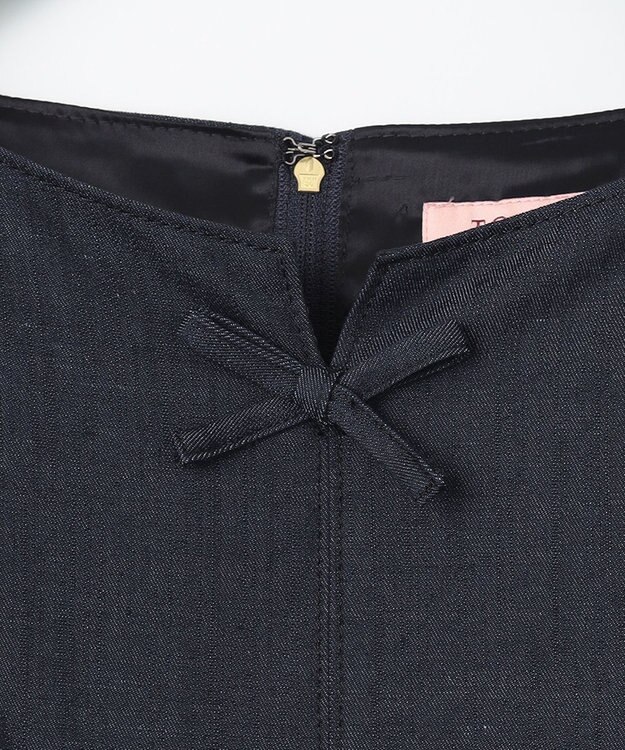 TOCCA 【洗える！】BLUE CIEL 長袖ドレス ダークネイビー系