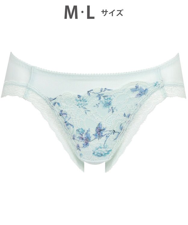 WACOAL ショーツ 【重力に負けないバストケアBra】 はきこみ丈あさめ はきごこちがよい BRA184とペア レディース PRA184 /ワコール グレイッシュブルー