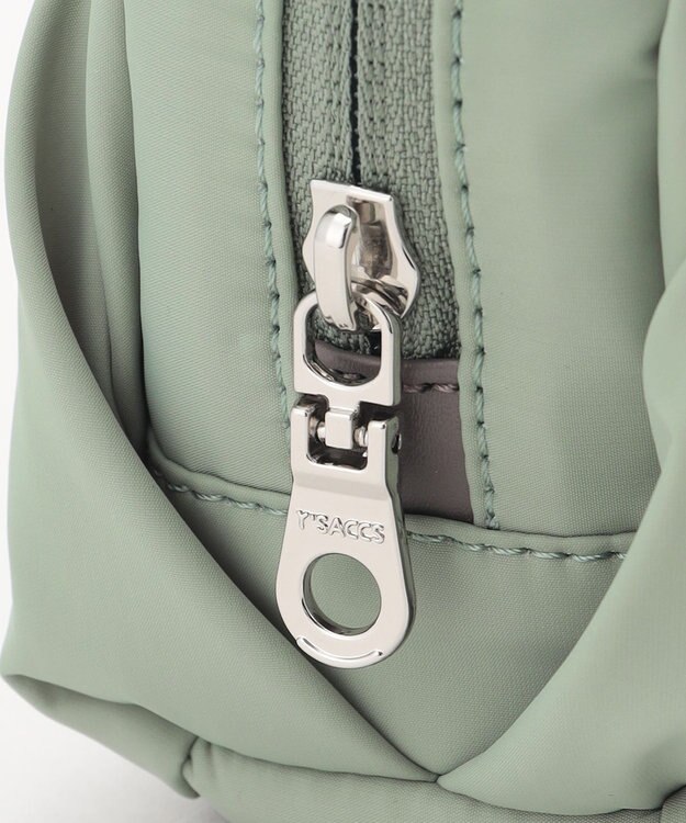 Y'SACCS 【ナイロンタフタ】トラベルポーチ ライトグリーン