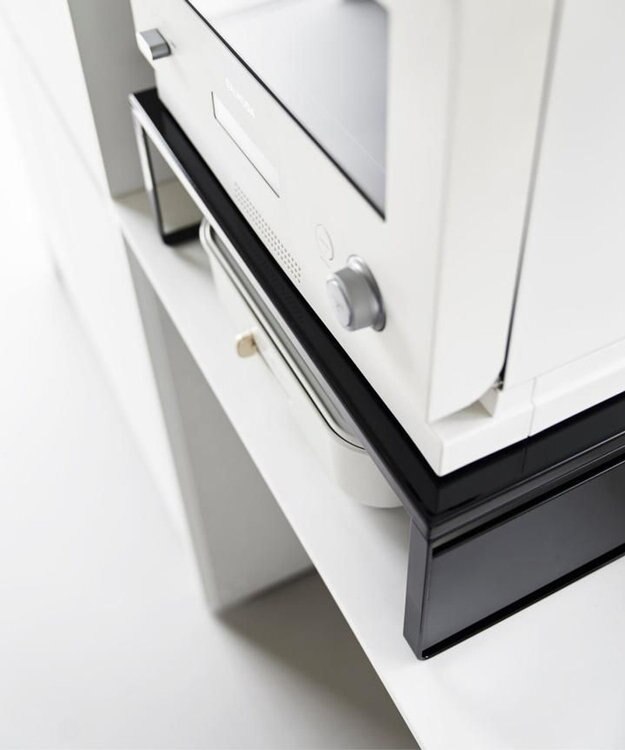 tower オーブンレンジラック タワー ブラック ブラック