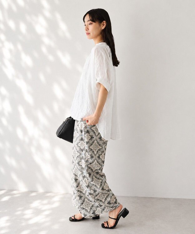 CRAFT STANDARD BOUTIQUE ナチュラルワッシャーブラウス【WEB限定カラー有り】 Off White
