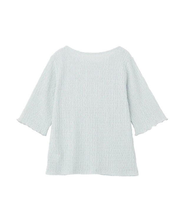 earth music&ecology ランダムヨウリュウカットプルオーバー Light Blue