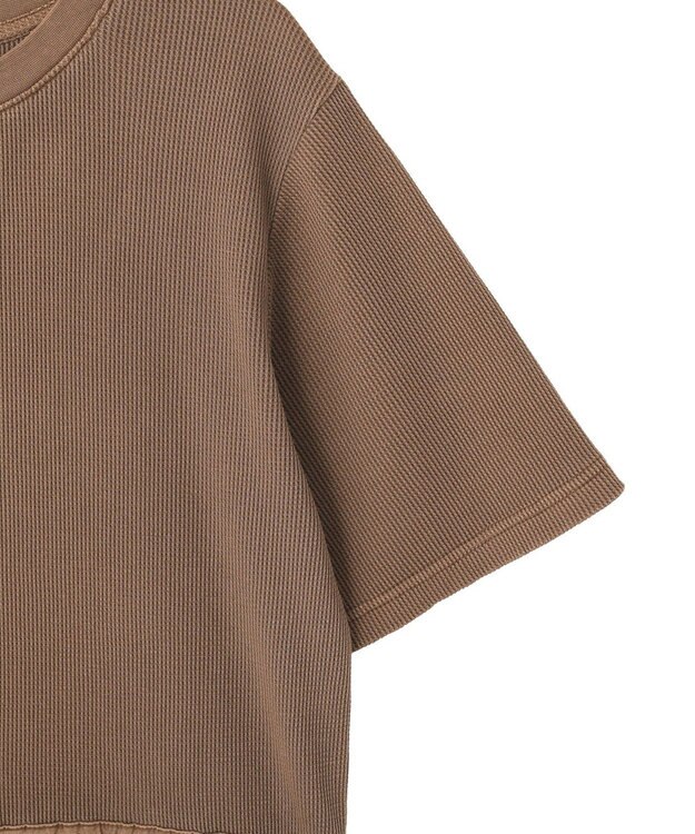 Green Parks ドロストピグメントドッキングワンピース Brown