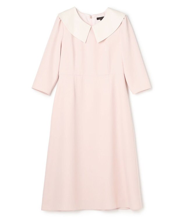 TOCCA 【八木アリサさん着用】【00サイズあり・消臭】FLYING SAUCER 七分丈ドレス ピンク系