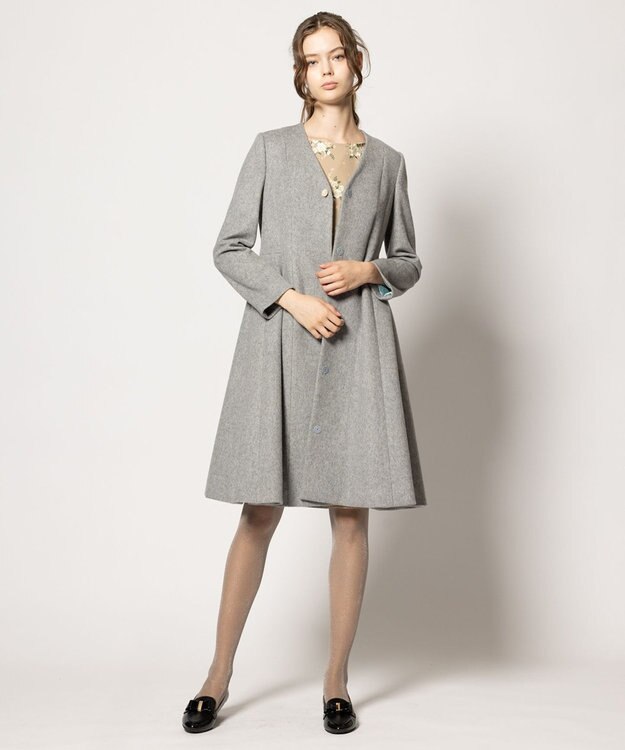 TOCCA 【消臭】PEARL ROCK ロングコート グレー系