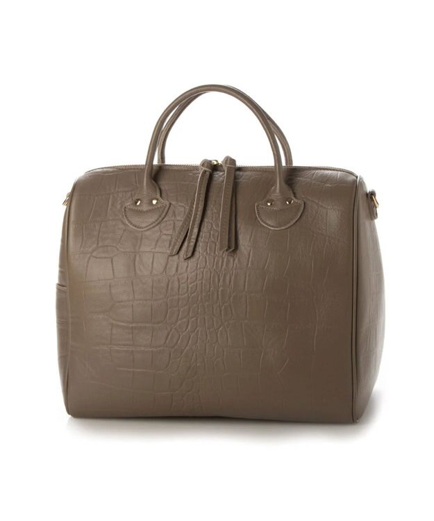 UNBILLION perche 牛革オイル2wayテープショルダー クロコオーク