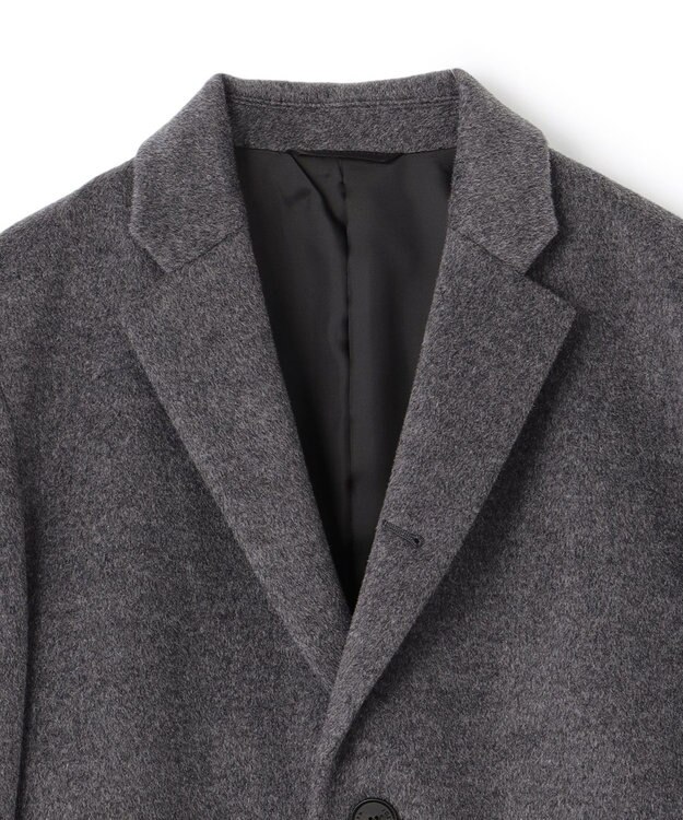 JOSEPH HOMME グロッシーウール　チェスターコート グレー系