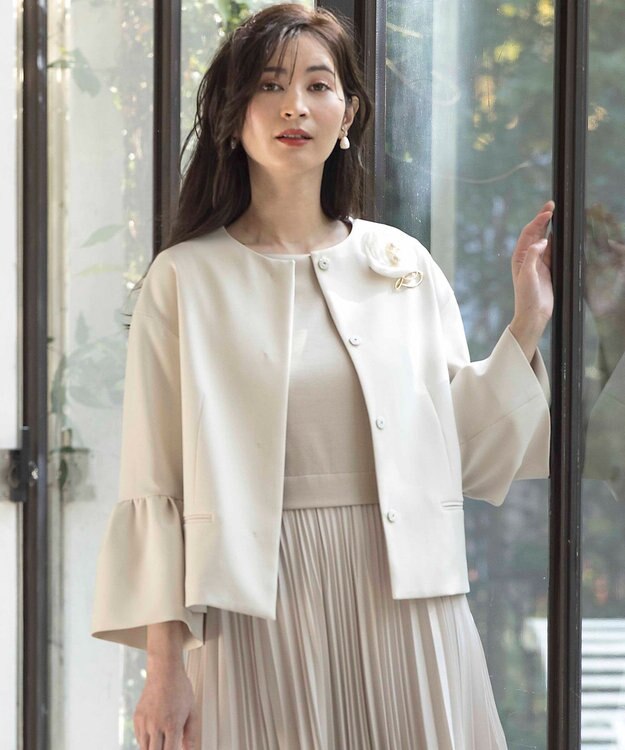 組曲 エアリーフラワーパールコサージュ アイボリー系