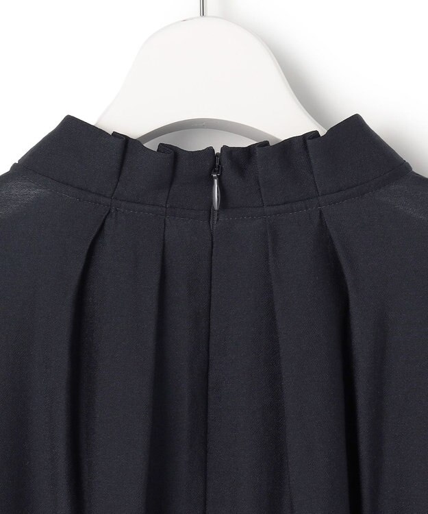 23区 【先行予約】TRオーガンジー 2WAY ボウタイブラウス ネイビー系