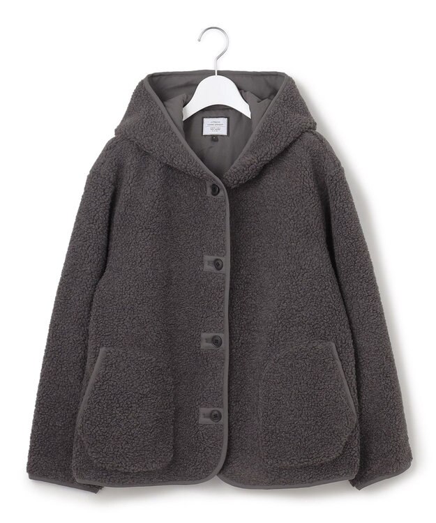 J.PRESS YORK STREET 【WOMEN】ボアアウター グレー系