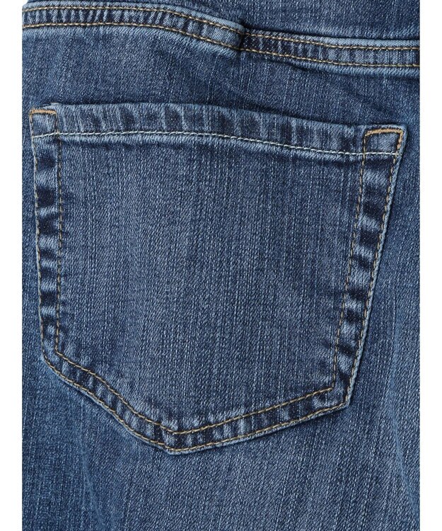 earth music&ecology セルフカットセミフレアデニムパンツ Medium Indigo