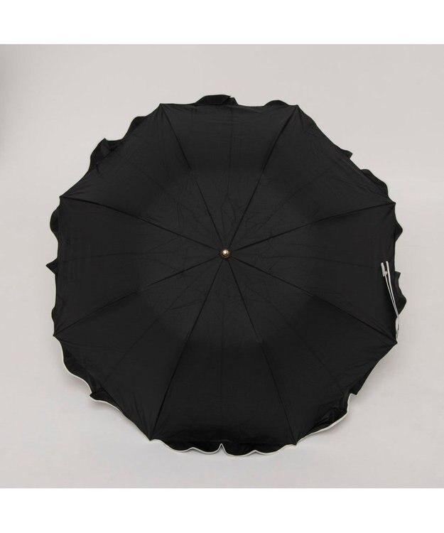 UNBILLION カシュネ cachenez / 【晴雨兼用】【日傘】 UV カット率99％以上 PUへプラムトップレス折りたたみ傘 ブラック