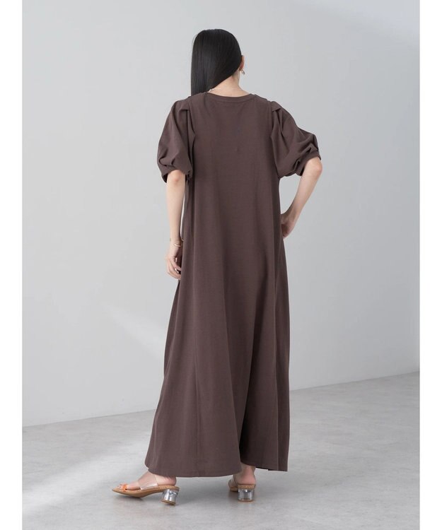 earth music&ecology Ａラインカットワンピース Brown